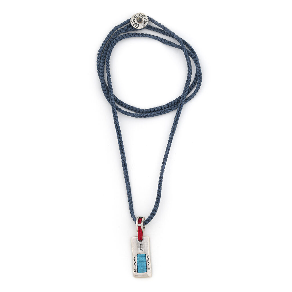 Embedded Fantasy Necklace 935° Sterling Silver