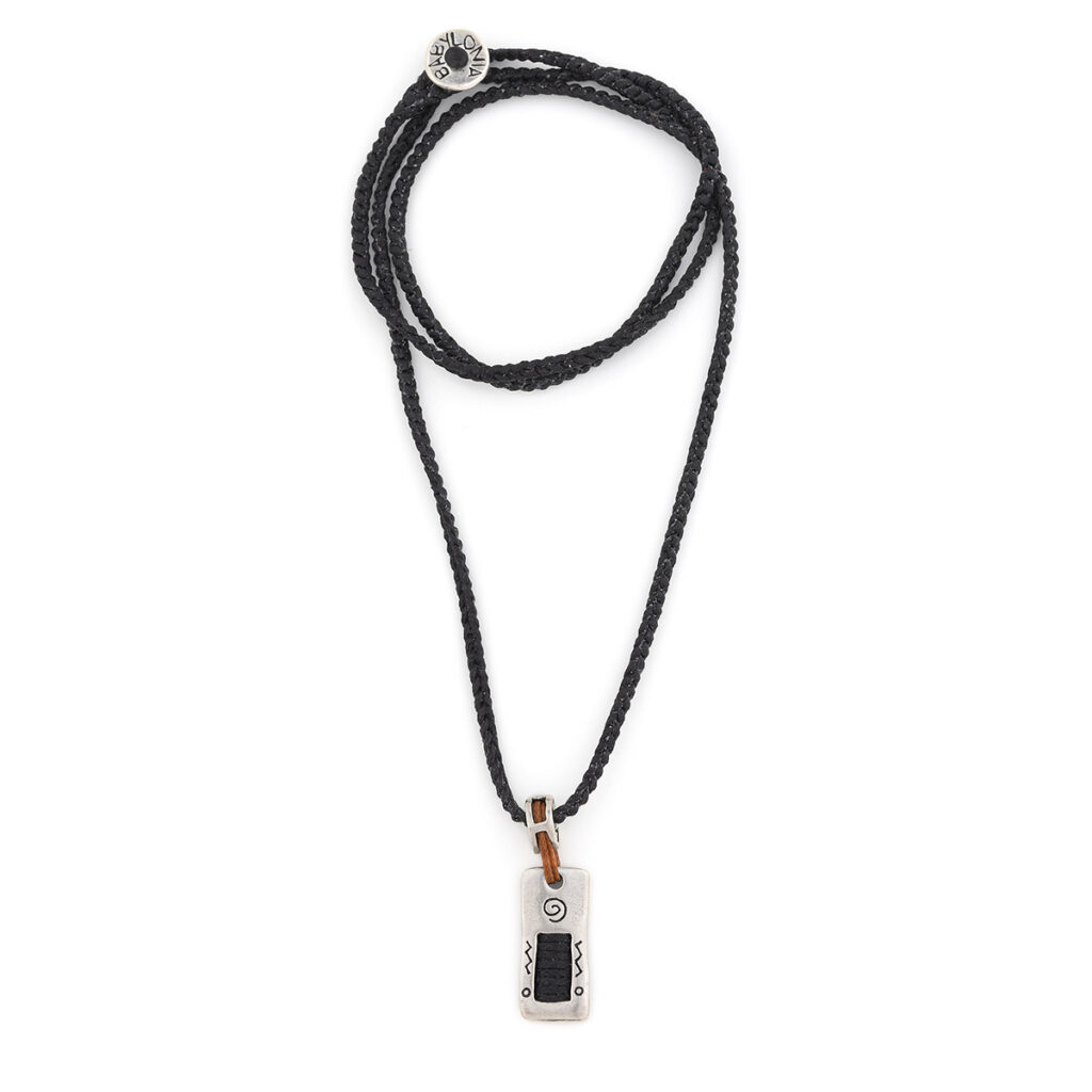 Embedded Soul Necklace 935° Sterling Silver