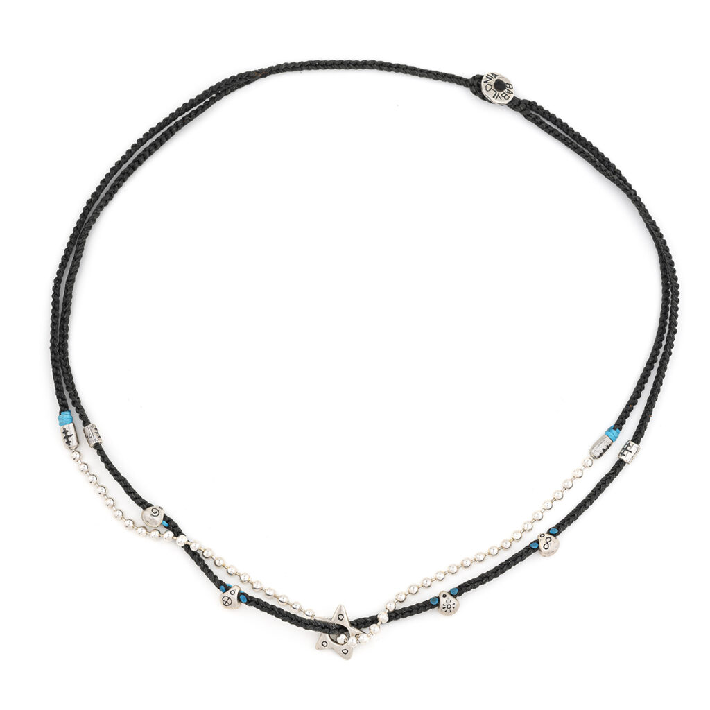 Two Times Hope Necklace 935° Sterling Silver