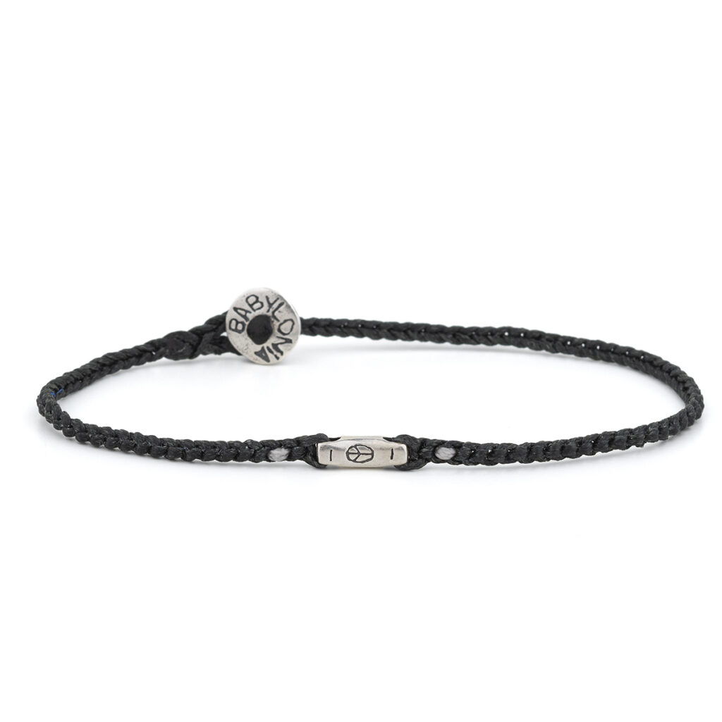 Peace Masked Bracelet 935° Sterling Silver