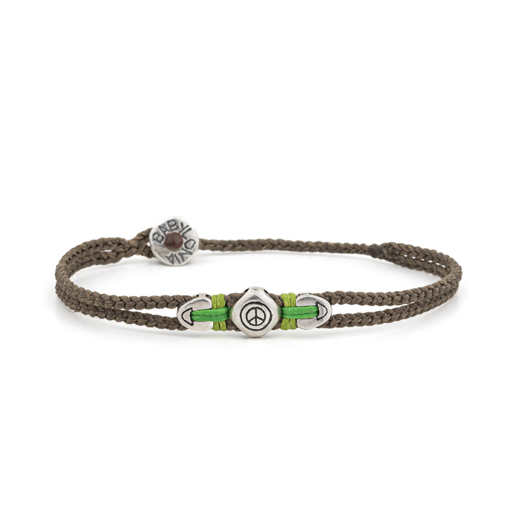 Peace Splash Bracelet 935° Sterling Silver
