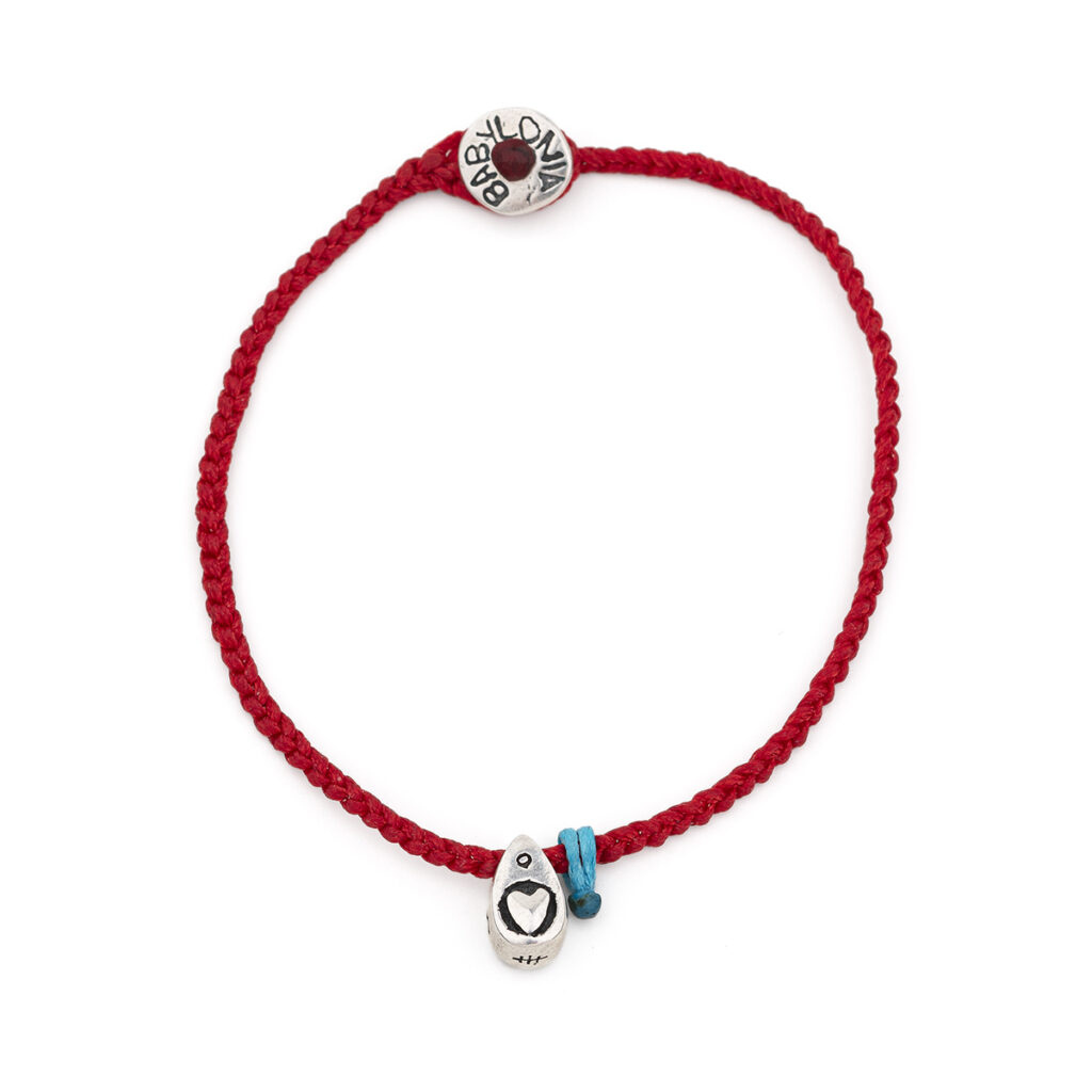 Single Love Drop Bracelet 935° Sterling Silver