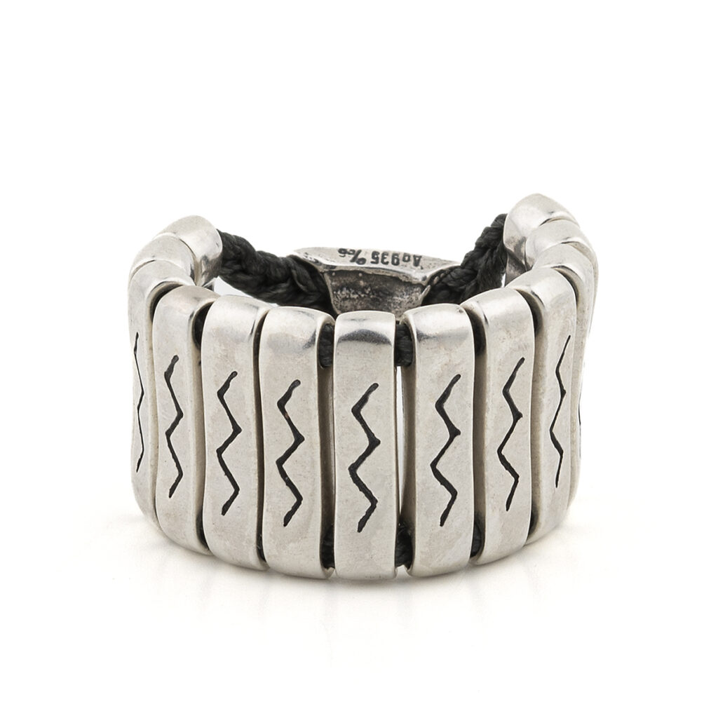 Full Waves Ring 935° Sterling Silver