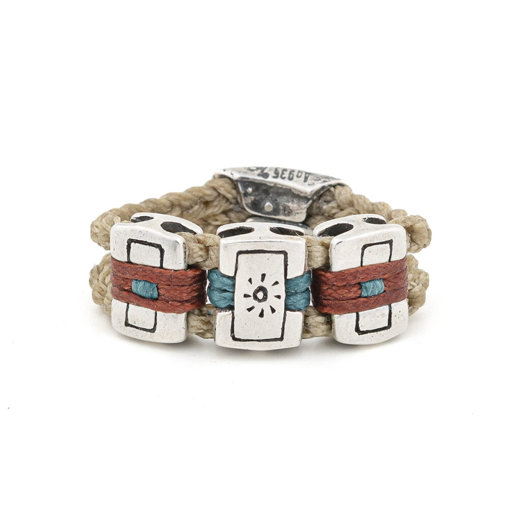 Optimism Screen Ring 935° Sterling Silver