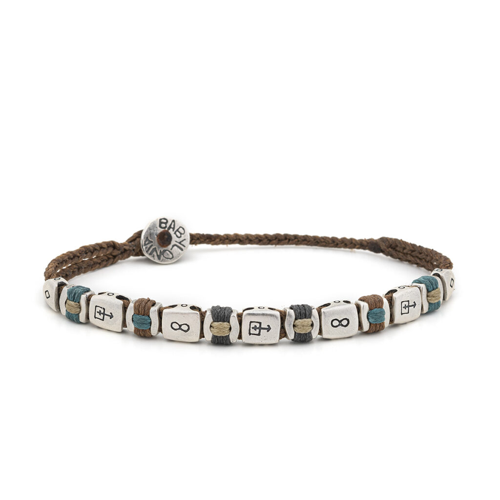 Fantasy in a Tin Bracelet 935° Sterling Silver