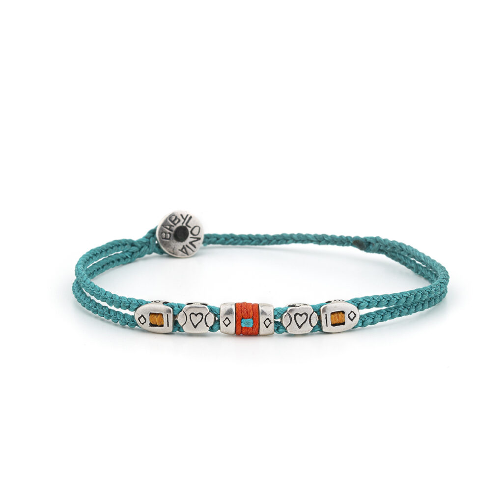 Paddling Love Bracelet 935° Sterling Silver
