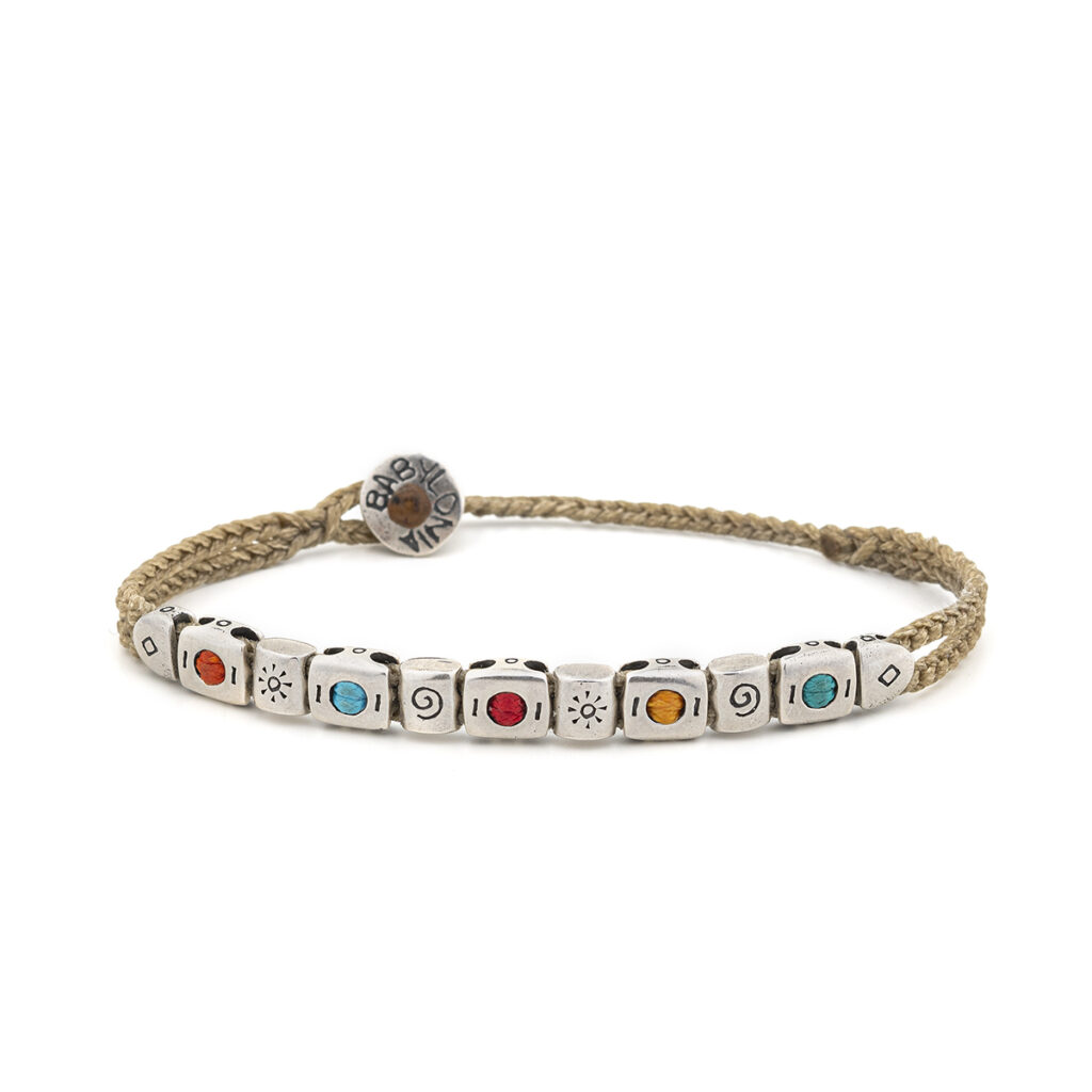 Slots of Sun Bracelet 935° Sterling Silver