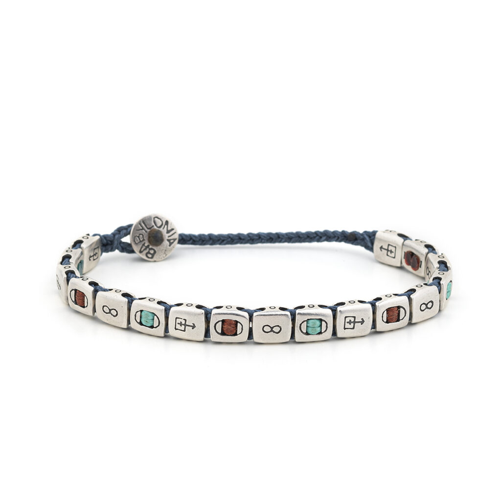 Infinity Railway Bracelet 935° Sterling Silver
