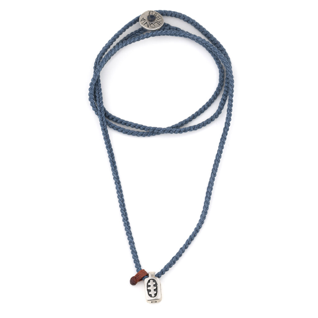 Communication Seal Necklace 935° Sterling Silver