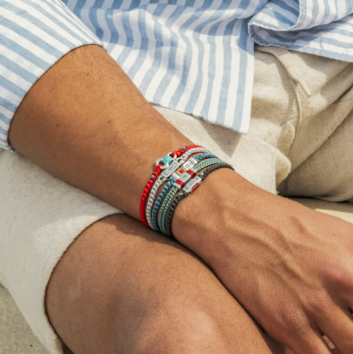 Folded Fantasy Bracelet 935° Sterling Silver - Image 2