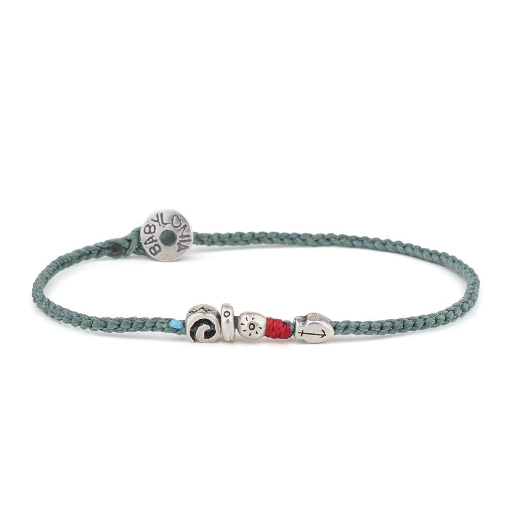 Soul Dartboard Anklet 935° Sterling Silver