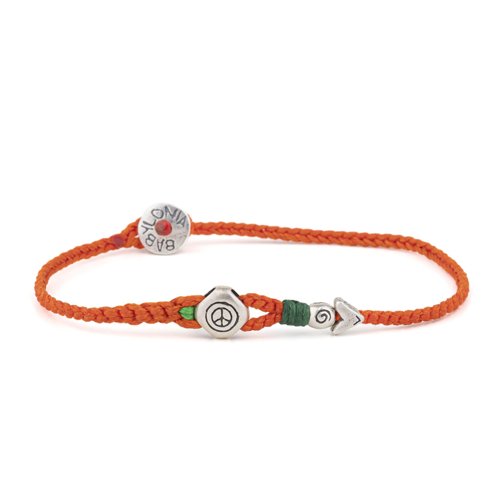 Peace Directive Bracelet 935° Sterling Silver