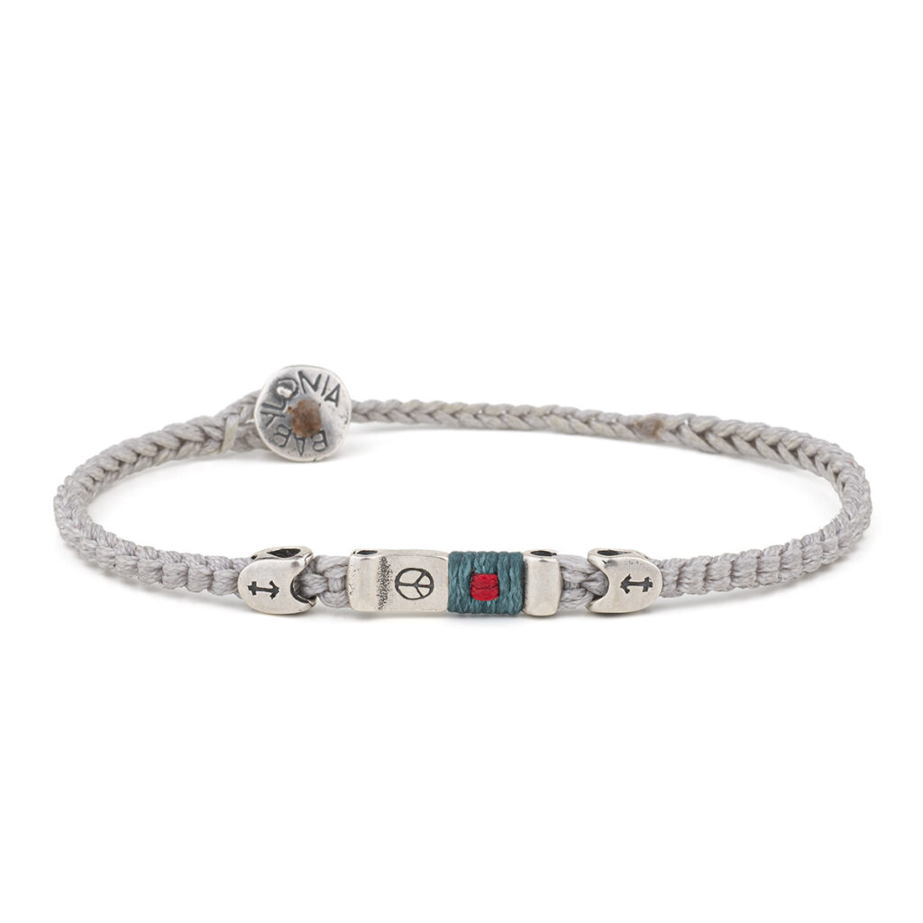 Peace Check Bracelet 935° Sterling Silver