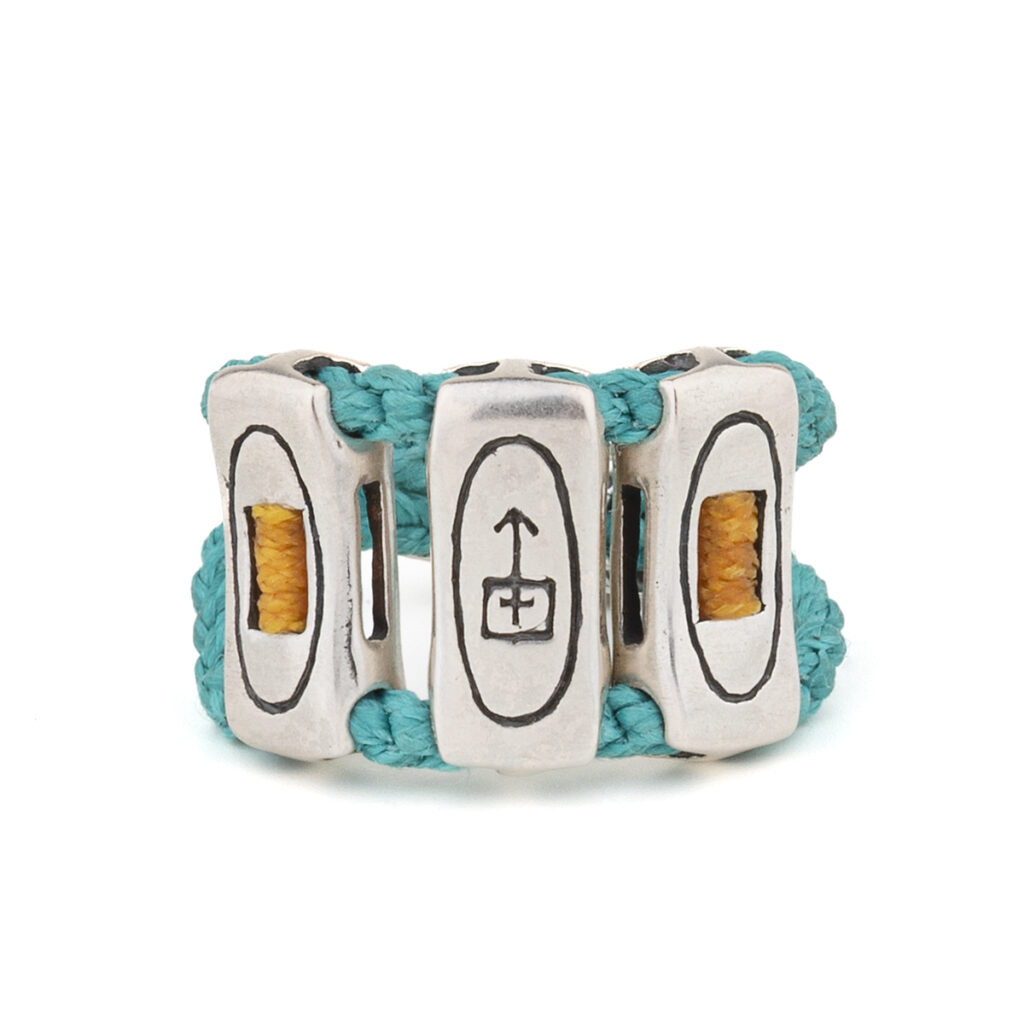 Fantasy Opening Ring 935° Sterling Silver