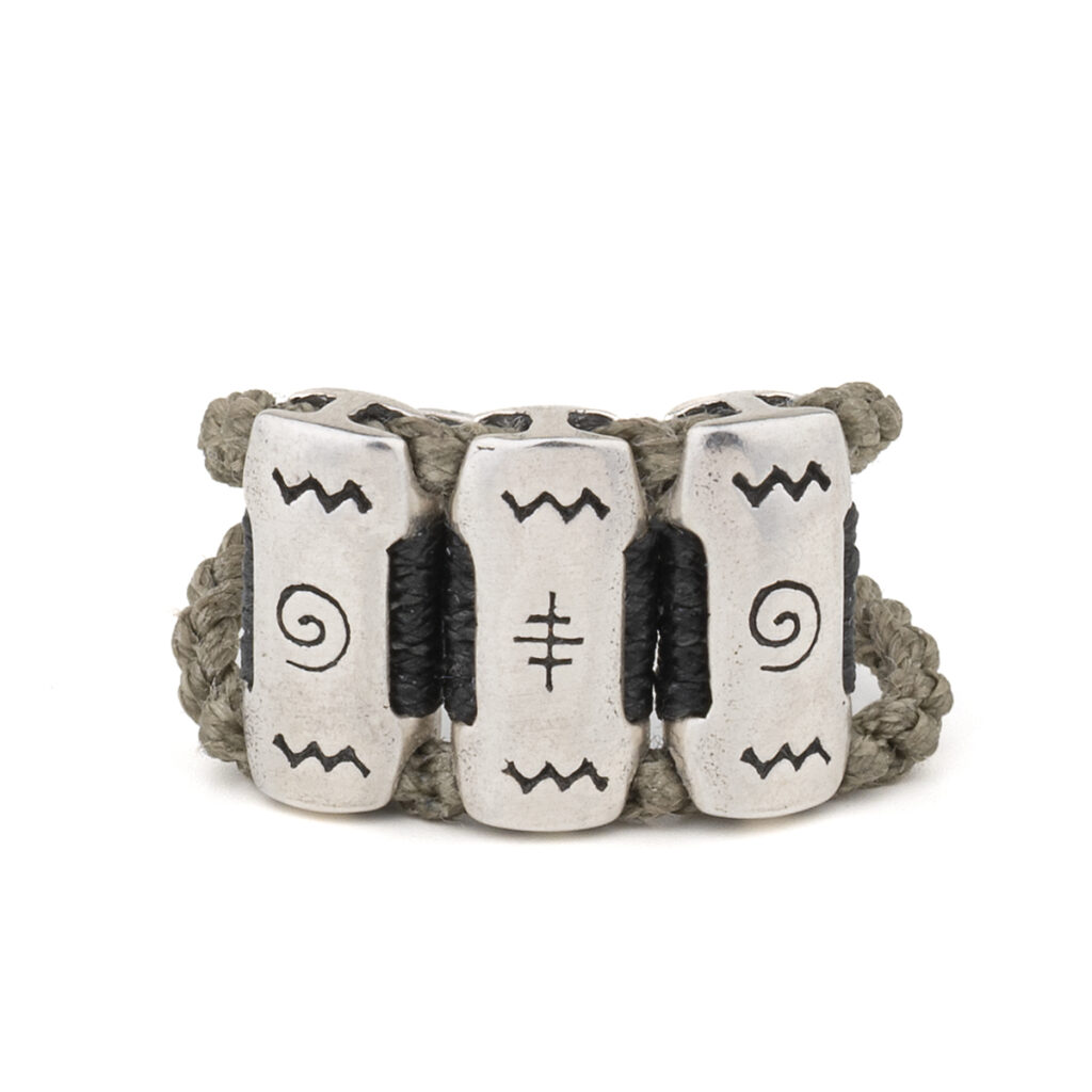 Communication Stream Ring 935° Sterling Silver
