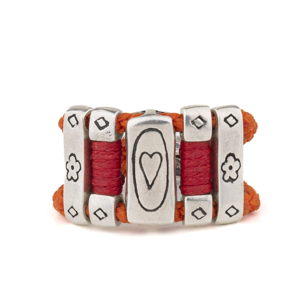 Love Binding Ring 935° Sterling Silver