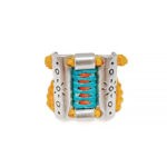 Aura Ring Δαχτυλίδι 935° Ασήμι