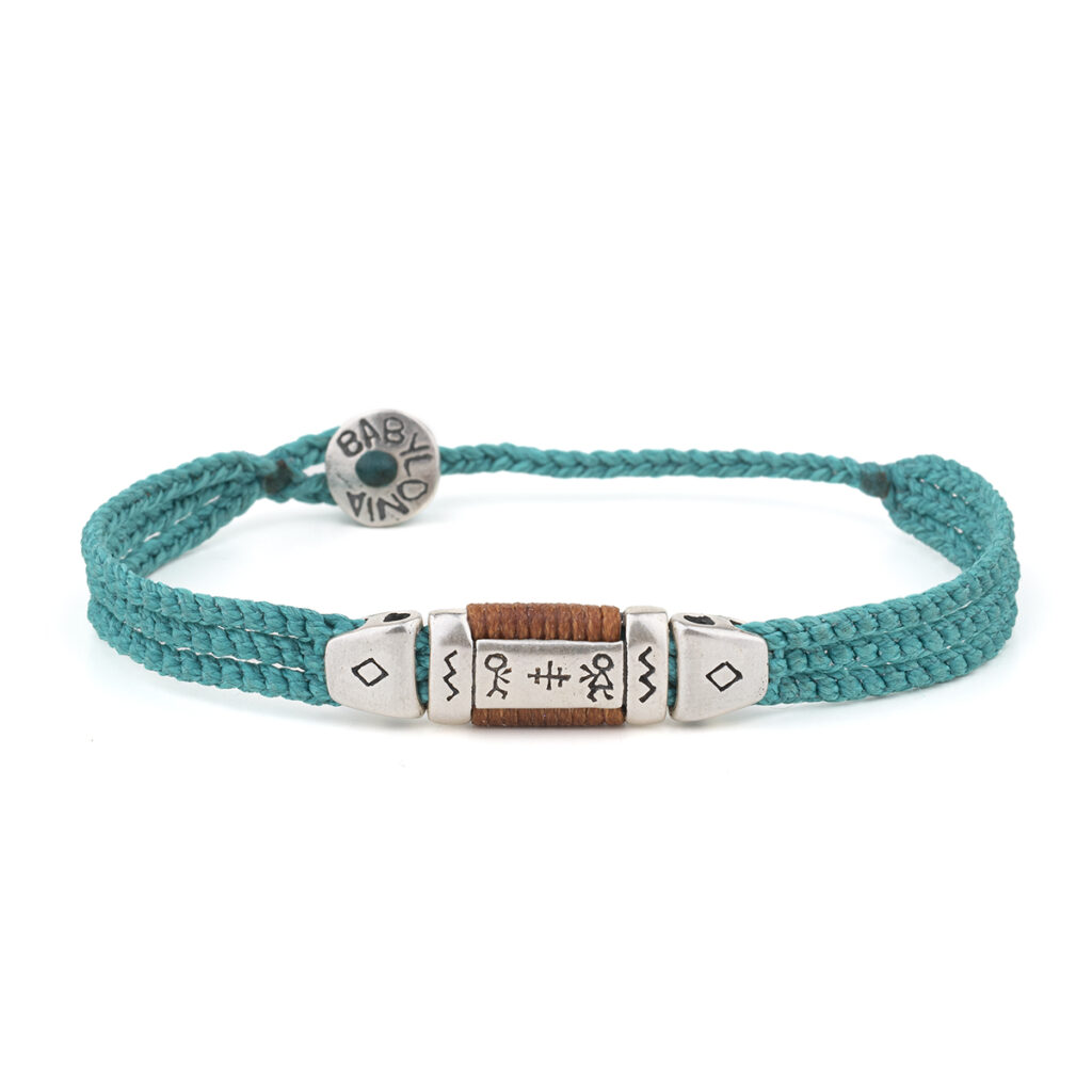Human Link Bracelet 935° Sterling Silver