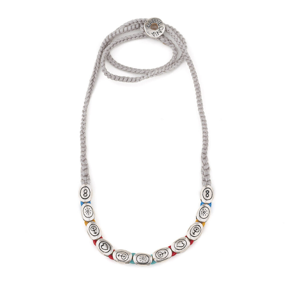 Dreams in Line Necklace 935° Sterling Silver