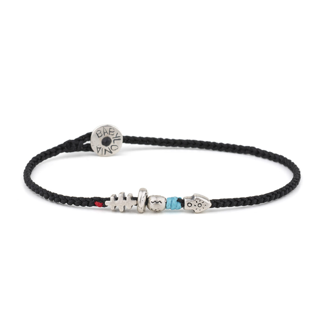 Communication Dartboard Bracelet 935° Sterling Silver