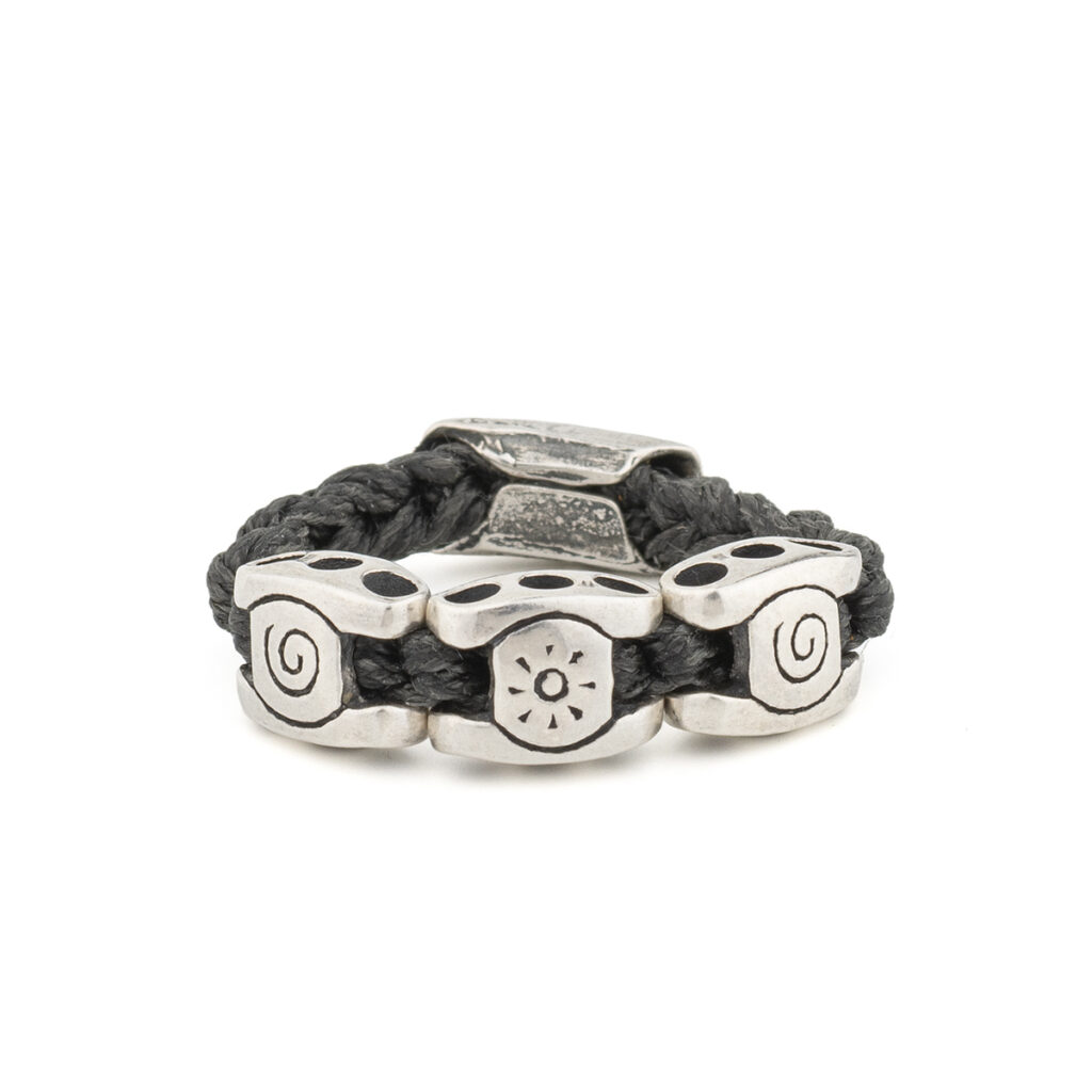 Radiant Flow Ring 935° Sterling Silver