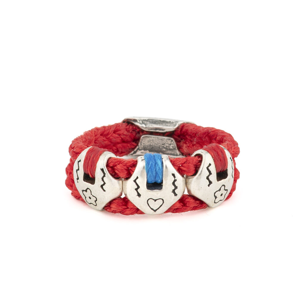 Burning Love Ring 935° Sterling Silver