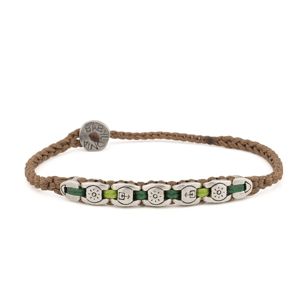 Green Energy Bracelet 935° Sterling Silver