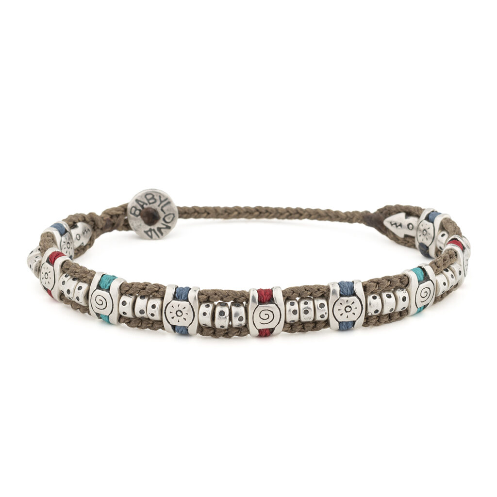 Nomad Sign Bracelet 935° Sterling Silver