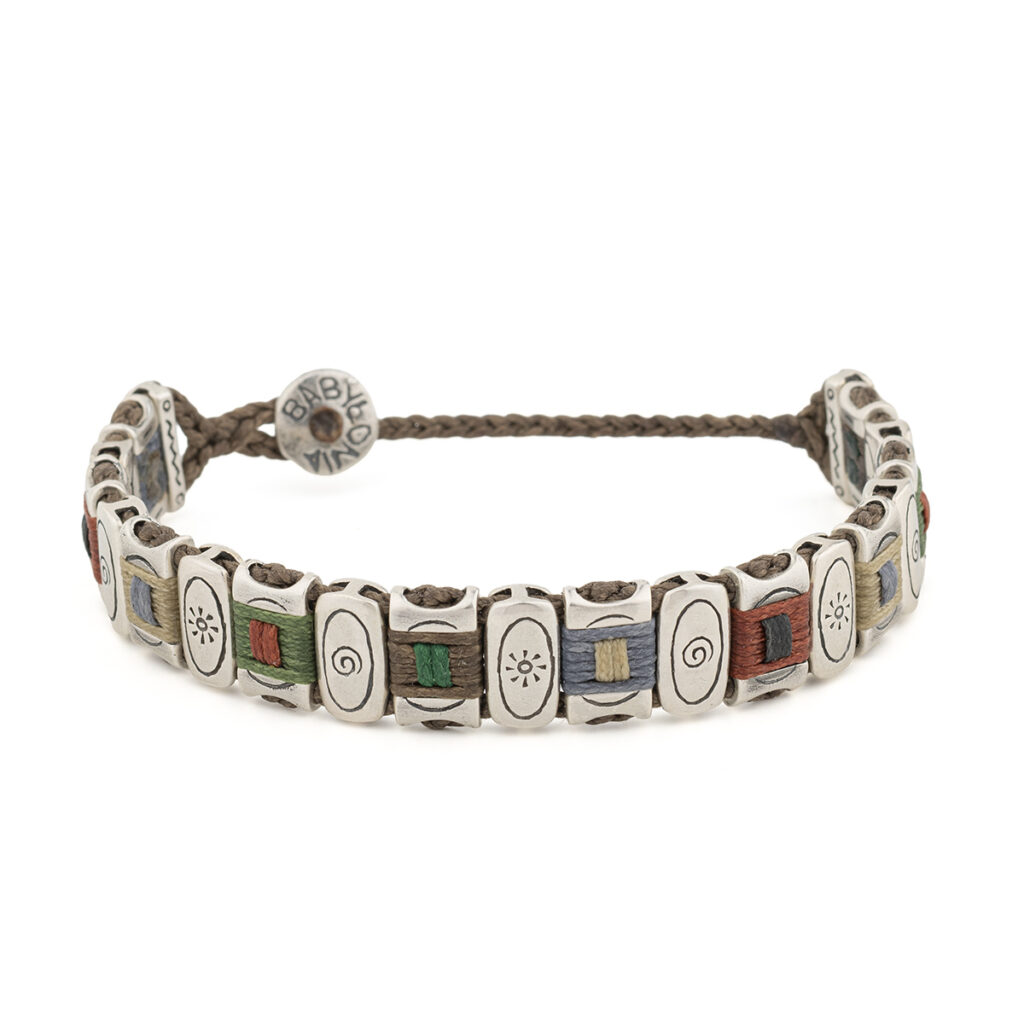 Positive Blocks Bracelet 935° Sterling Silver
