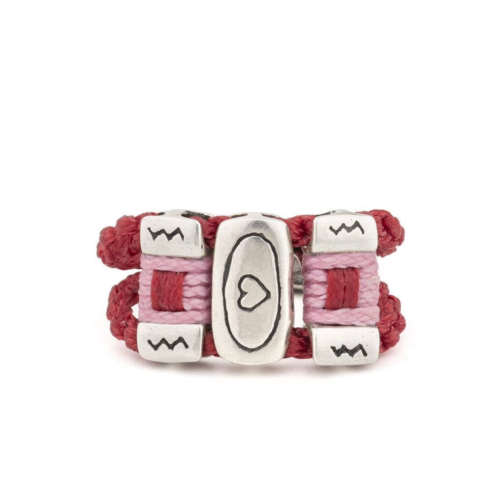 Love Orbit Ring 935° Sterling Silver