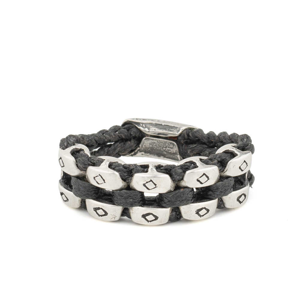 Hidden Pattern Ring 935° Sterling Silver