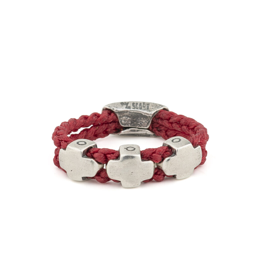Sacred Trinity Ring 935° Sterling Silver