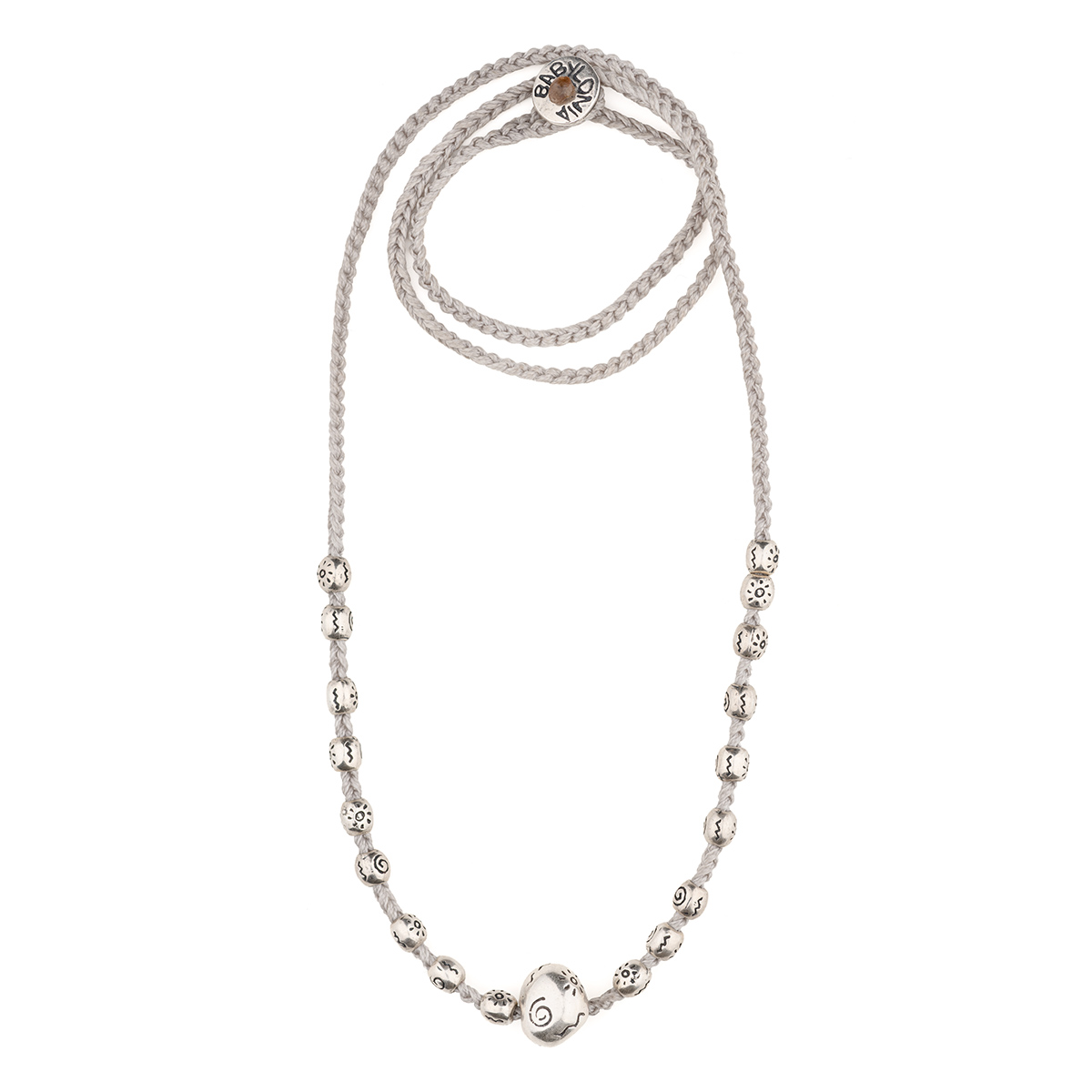 _ZRG8708 Core Rhythm Necklace 935° Sterling Silver - Image 1