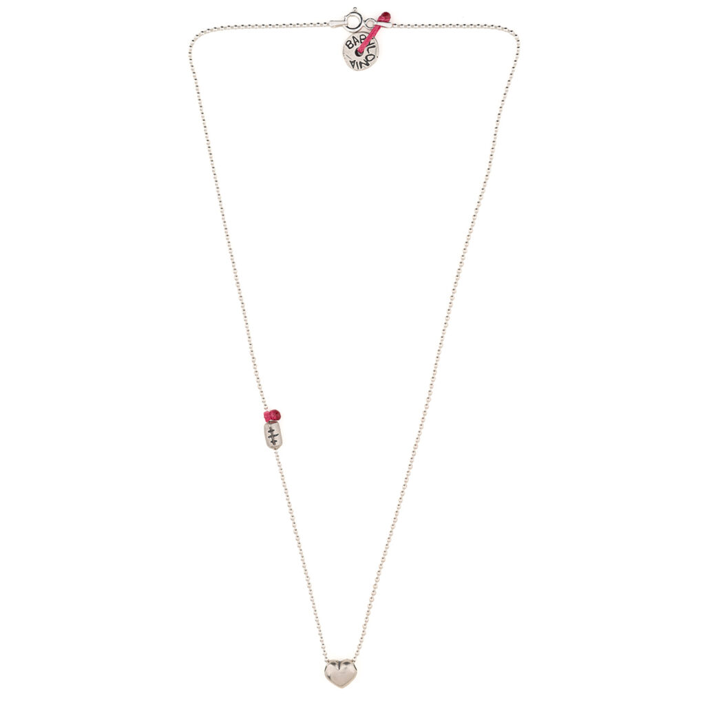 Minimal Love Necklace 935° Sterling Silver