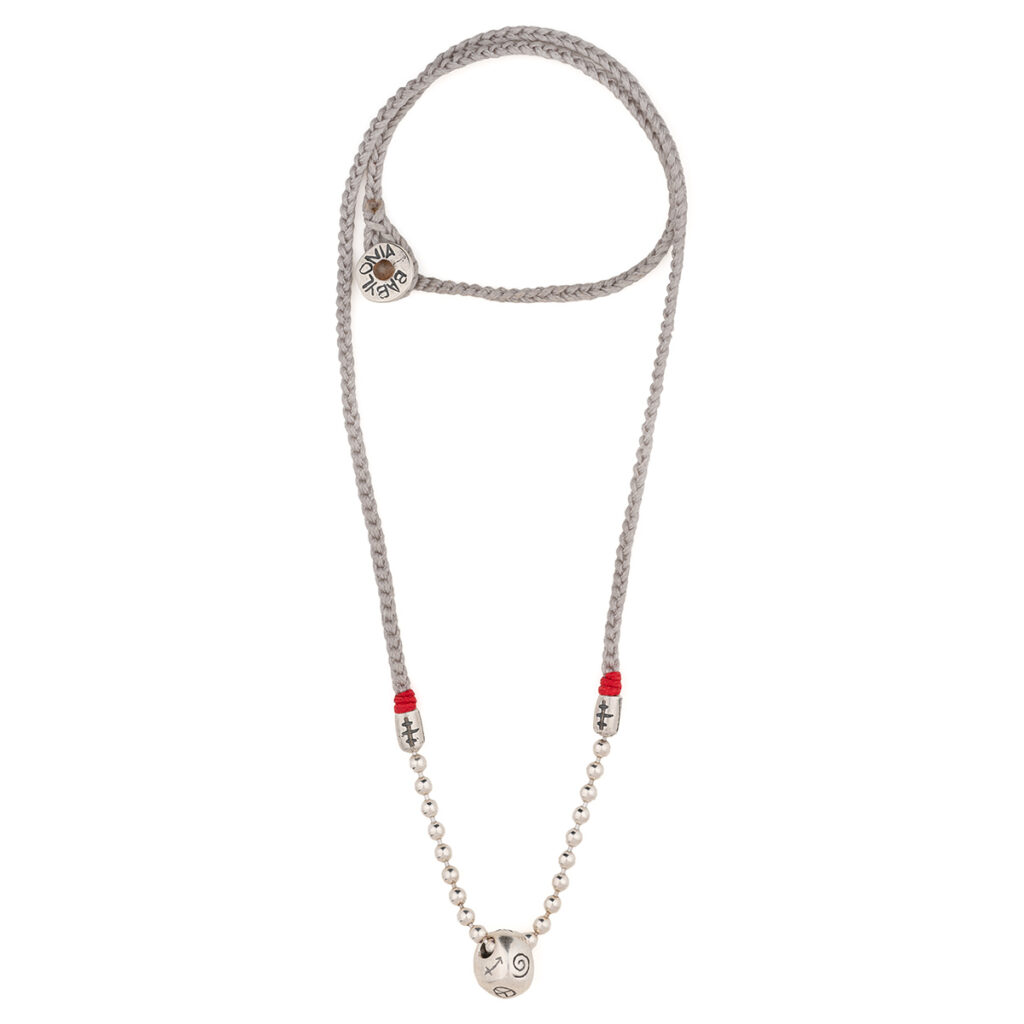 Human Signal Necklace 935° Sterling Silver