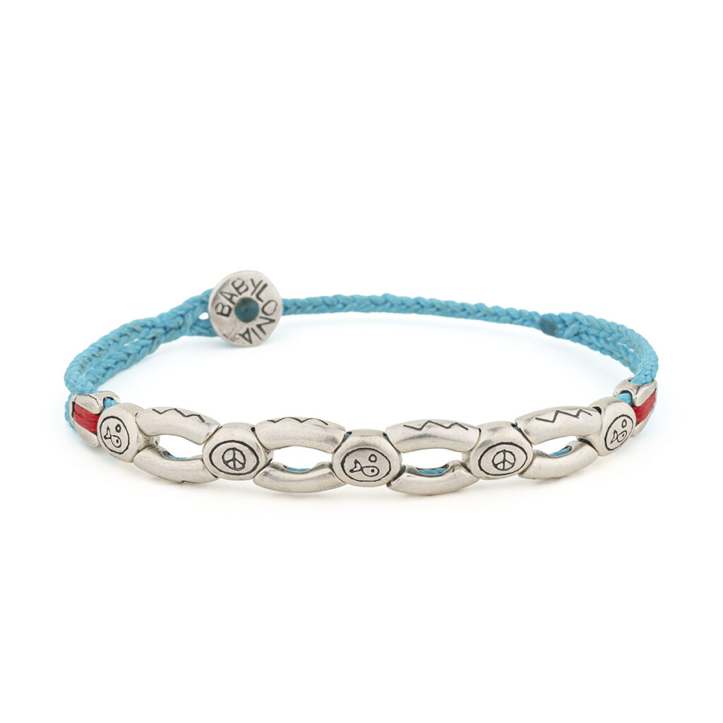 Peace Link Bracelet 935° Sterling Silver